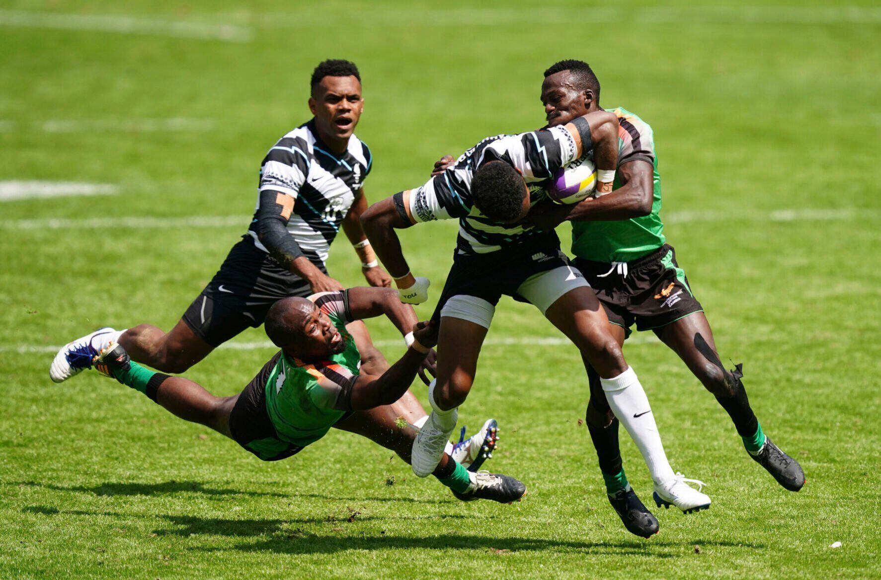 APTOPIX Britain Commonwealth Games Rugby Sevens